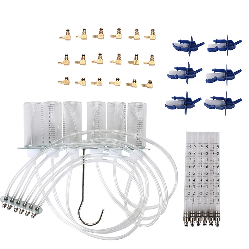 Новый набор для тестирования расходомера дизельного инжектора переходник с