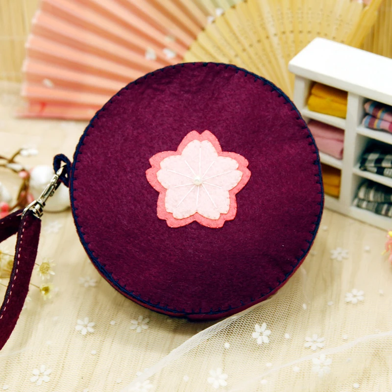 Женская сумочка ручной работы из войлока для рукоделия монет сумка тоут