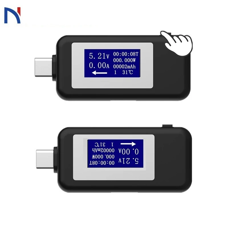 USB тестер постоянного тока цифровой вольтметр напряжение измеритель тока Амперметр детектор USB C зарядное устройство индикатор amperimetro voltimetro