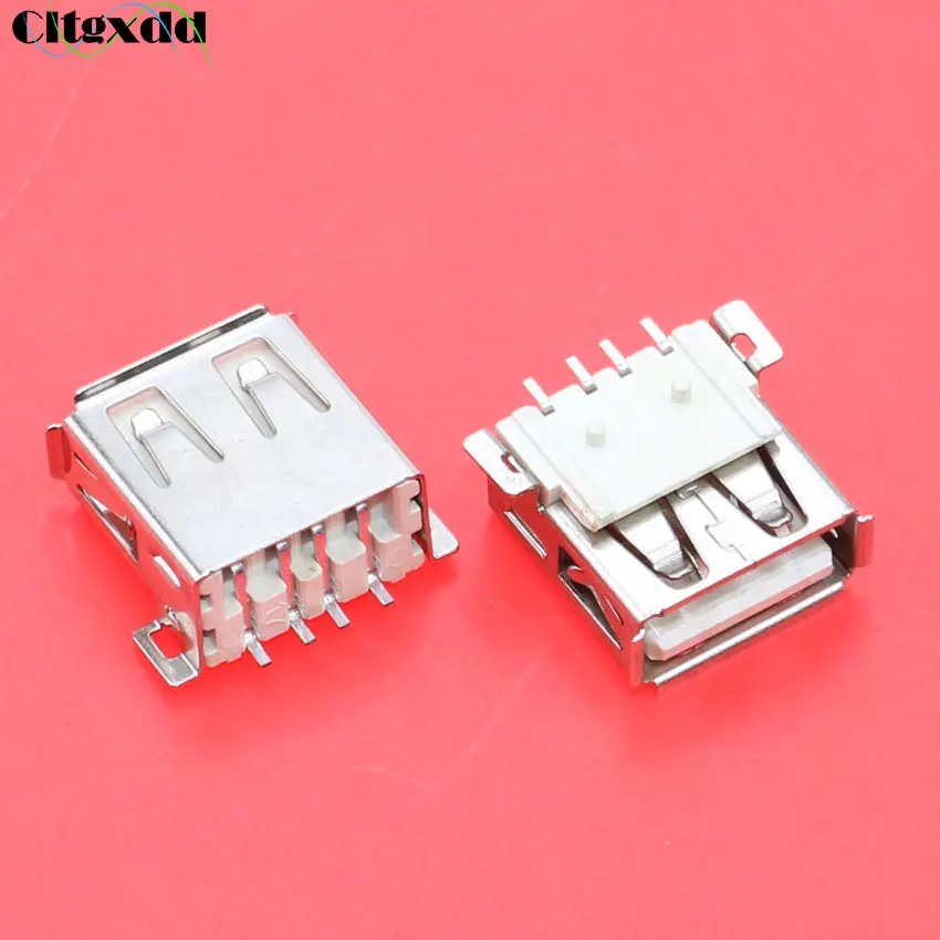 Cltgxdd 1 шт. разъем USB 2 0 4 контактный типа А розетка 180|Соединители| |