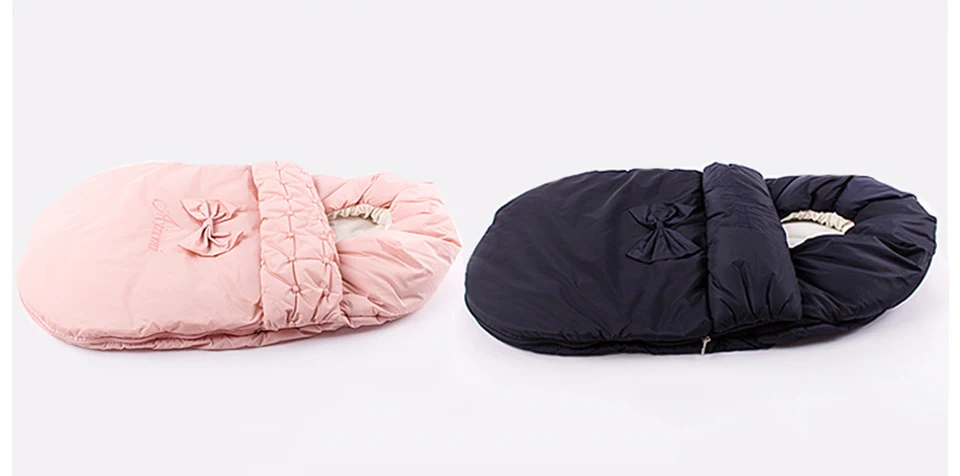 Baby Sleeping Bag Envelope Blanket Baby Cocoon Winter Sleepsacks Bow Swaddle Sack Envelope For Newborns Baby Carriage Sack