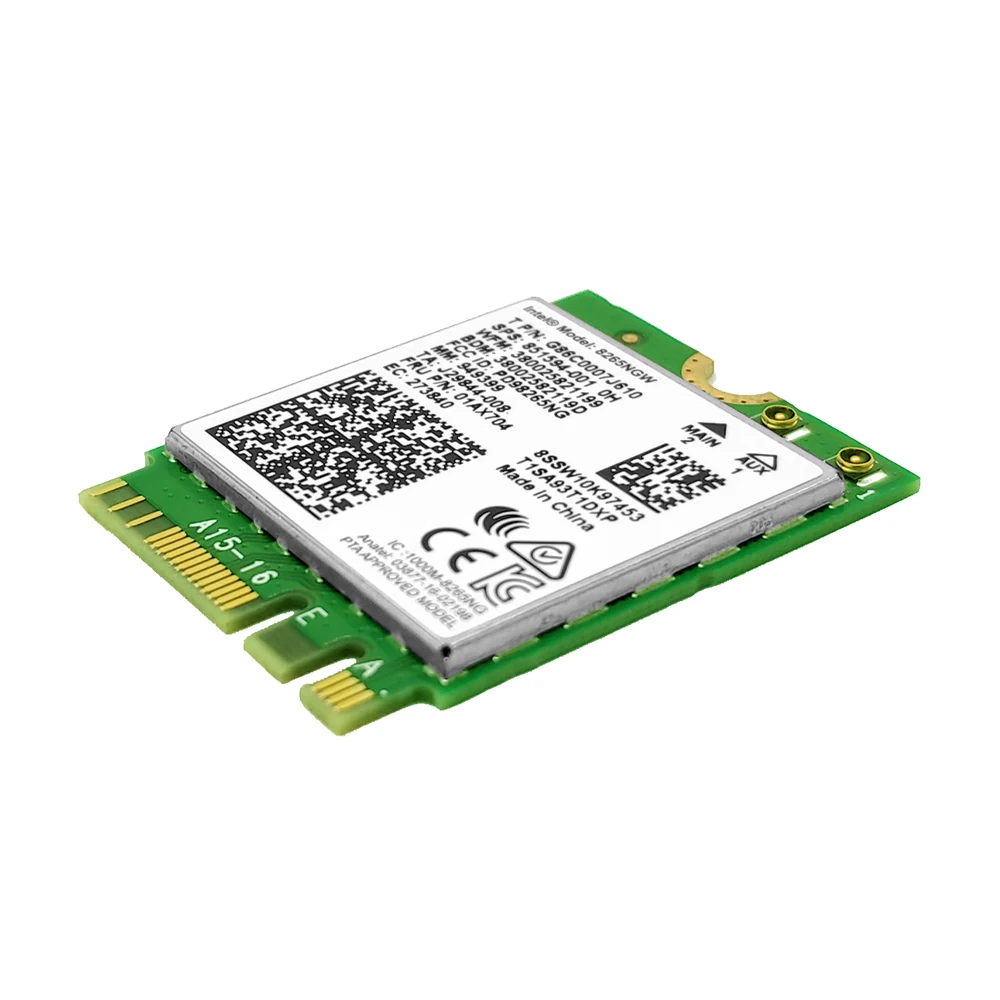 Беспроводная плата Intel AC8265 NIC/LAN для Jetson Nano 2 4G/5G двухдиапазонный модуль Wi Fi/Bluetooth 4