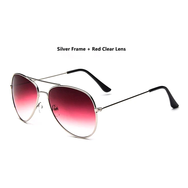 Silver---Red Clear DIGUYAO, классические, модные, солнцезащитные очки, для женщин, мульти, MGradient, солнцезащитные очки, для мужчин, для вождения, зеркальные, очки пилота, очки, бренд Oculos de sol - Цвет линз: Silver---Red Clear