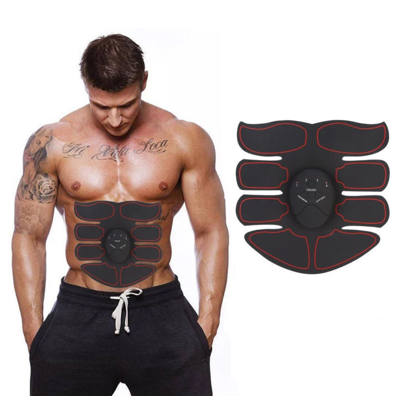 

Abdominal Muscle Trainer Ems Massage Stimulator Electric Muscle Training Machine Slimming Body Building Fitness Equipment