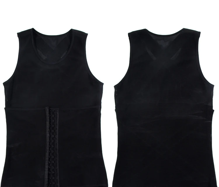 Черный белый 2017 размера плюс мужской корректирующий формирователь тела одежда