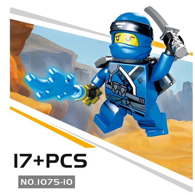 210 шт. Ninjaed серии 10в1 синий мех Дракон строительные блоки Совместимые Legoings Ninjagoes