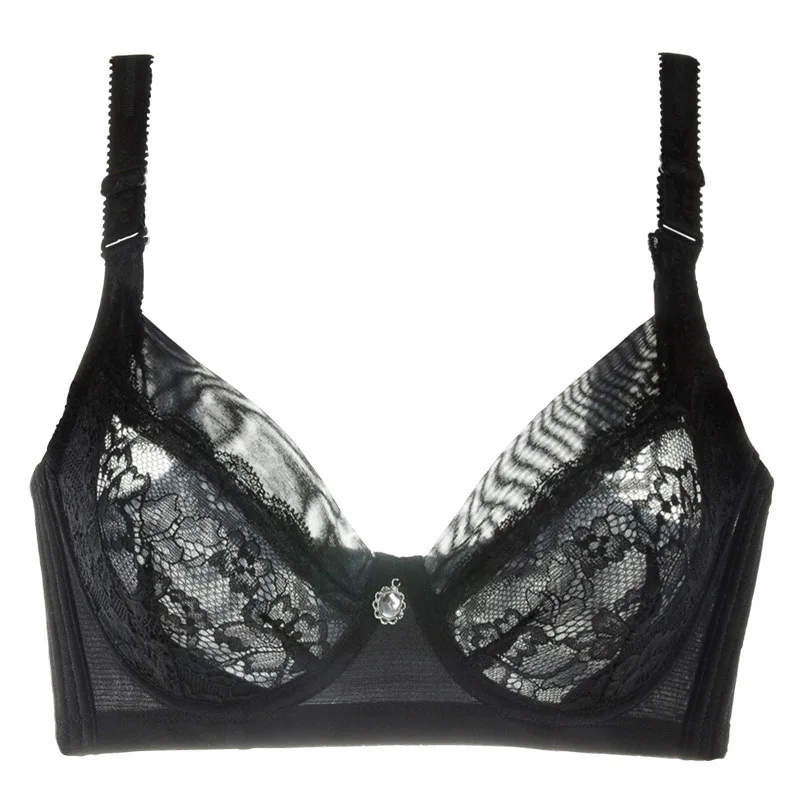 Ten Fine нефритовые бюстгальтеры прозрачный кружевной ультратонкий с вентиляцией