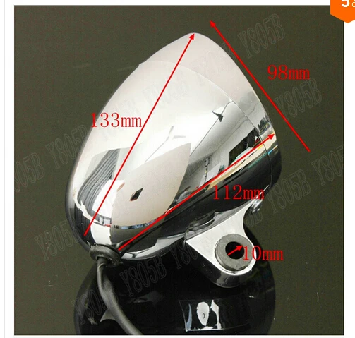 Хром Точечный светильник тумана головной для Suzuki бульвар C50 Volusia 800 C90 M109R C109 Marauder M50
