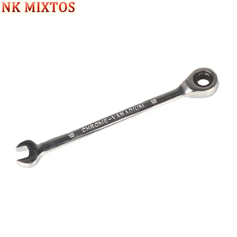 NK MIXTOS 8 10 12 13 14 15 17 18 19 мм Быстрый Реверсивный комбинированный Трещоточный ключ