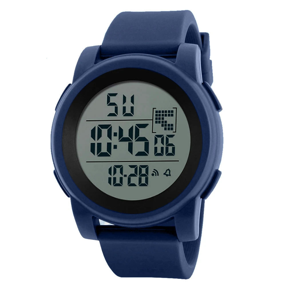 Модные для мужчин multi светодио дный винтажные часы Дата сигнализации Спорт Армия