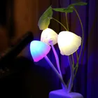 Лампа в виде грибов, ночник с фантастическим управлением свесветильник, индукционный светодиодный светсветильник льник с изменением цвета, цветной яркий Детский Светильник европейского стандарта