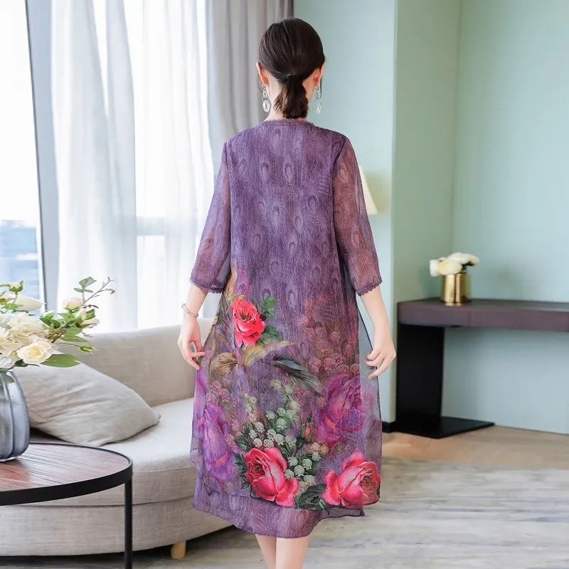 Женское платье двойка с v образным вырезом винтажное свободное кардиган из