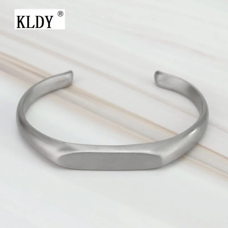 KLDY винтажный браслет и мужские ювелирные изделия из нержавеющей стали титановая