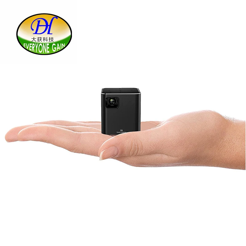 Все получают A6 DLP 3D светодиодный мини проектор Wifi Android цифровой ручной HD Airplay