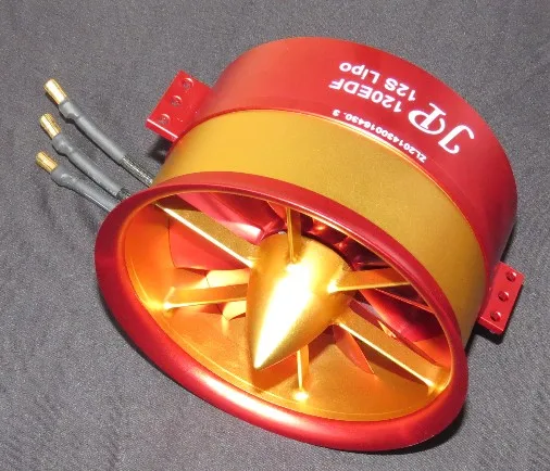JP 120 мм цельнометаллический EDF из сплава с двигателем для Электросистемы 12s