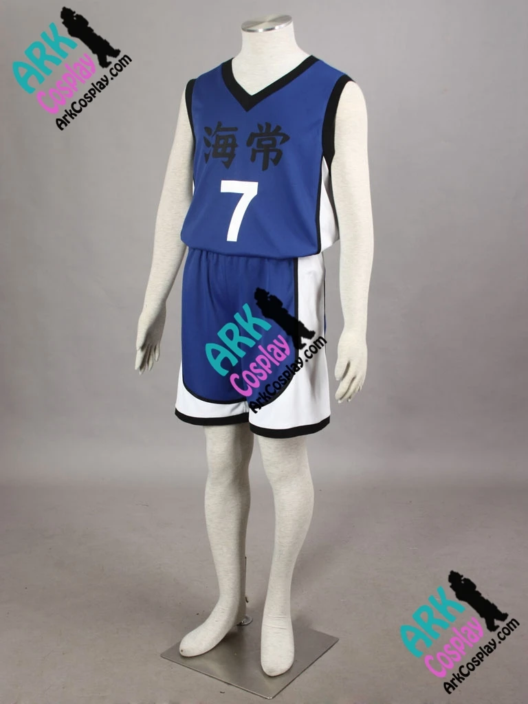 Мужской костюм для косплея Kuroko no Basuke кисэ рёта синий No.7 без корзины|kuroko basket