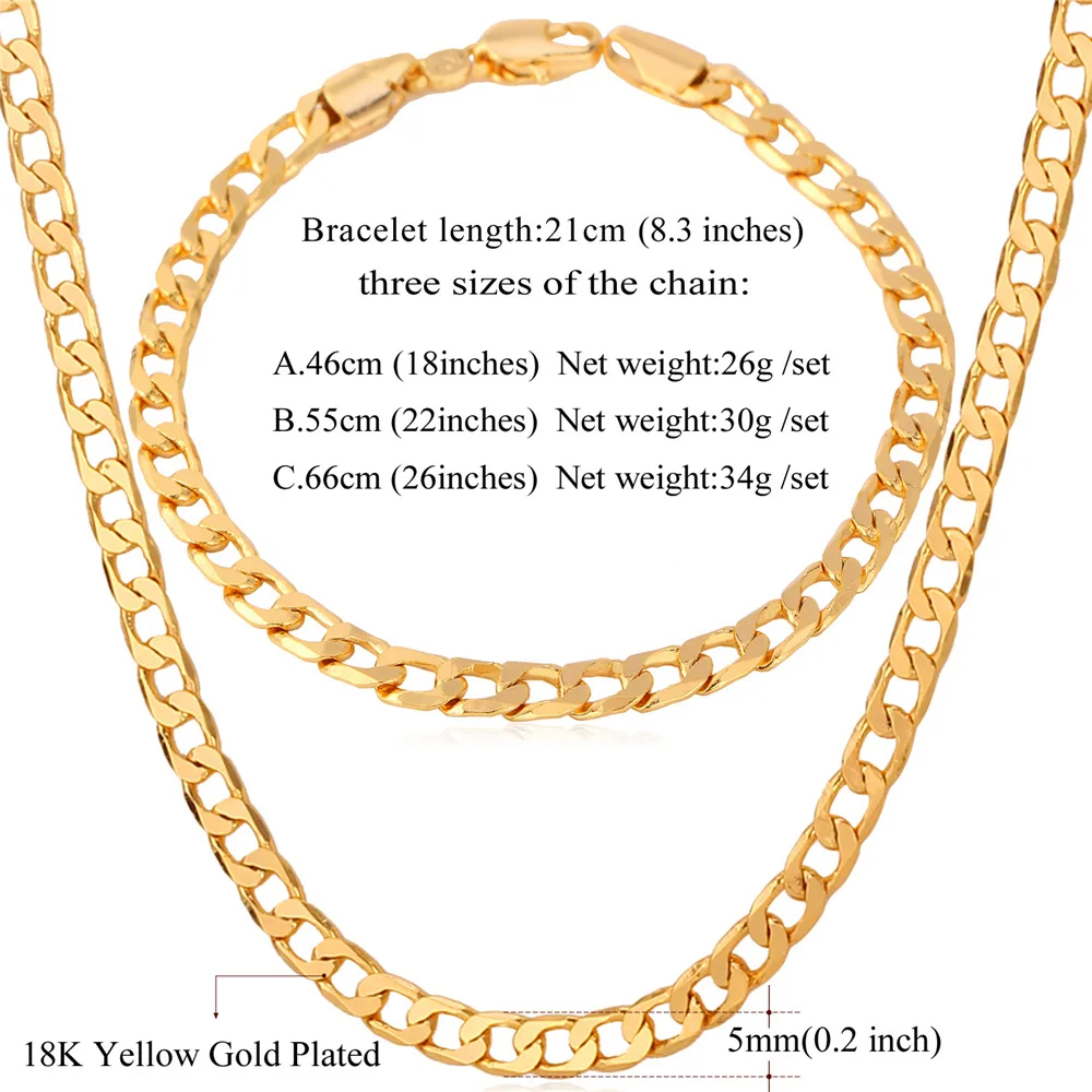 Комплект ювелирных изделий для мужчин и женщин стильное ожерелье браслет в стиле