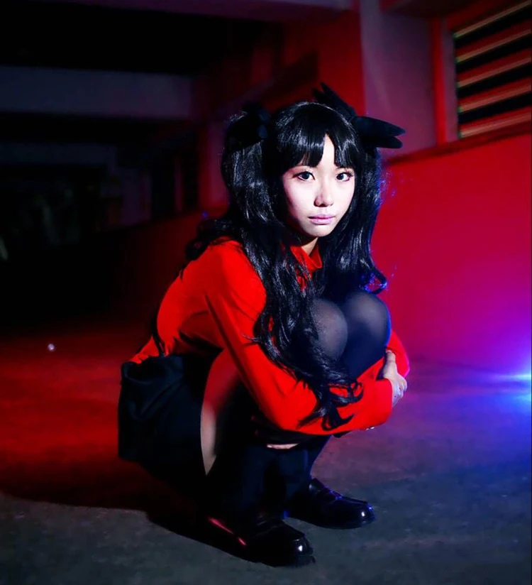 Костюм для косплея на Хеллоуин Fate/Stay Night Rin Tohsaka, Униформа, платье Cos, аниме Tohsaka Rin cos, повседневная форма, костюмы для косплея, Новинка