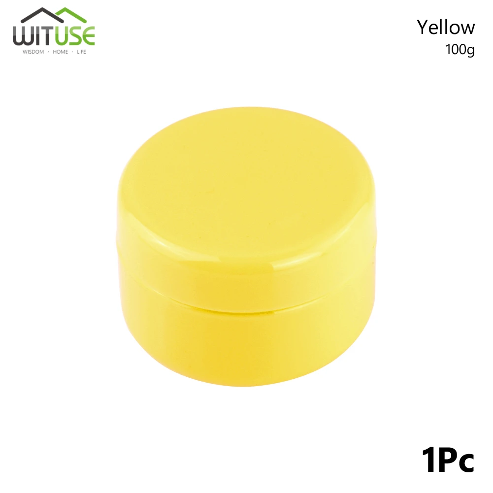 100g Transparent 1 шт 20 г/50 г/100 г многоразовые бутылки пластиковые пустые банки для макияжа дорожный контейнер для крема для лица/лосьона/косметики контейнер для хранения - Цвет: 100g Transparent
