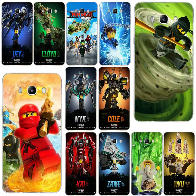 Lego Ninjago фильм мягкий чехол накладка для мобильного телефона из ТПУ чехлы samsung Galaxy