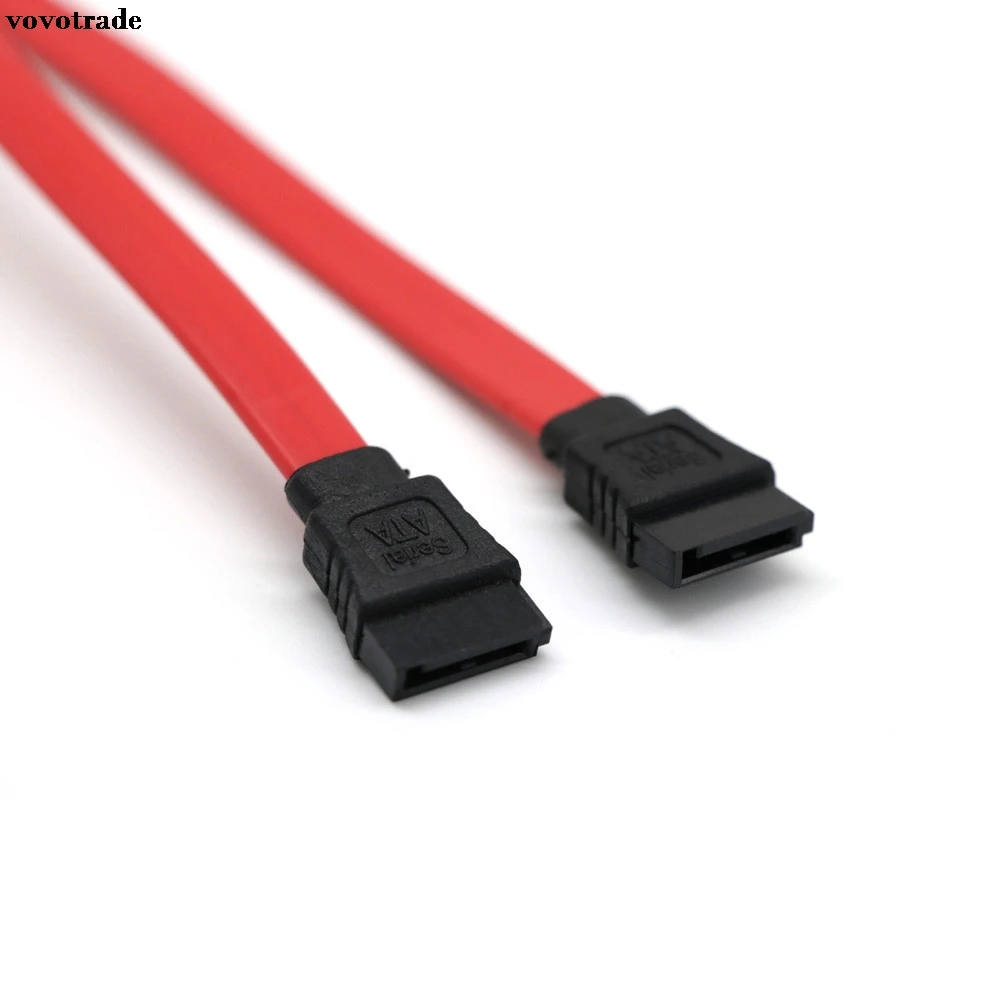 Vovotrade 38 см Serial ATA SATA 2 кабель Ведущий жесткий диск данных красный заводская цена