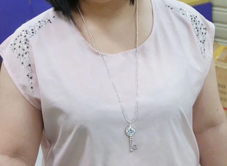 

Fashion women 925 sterling silver pendants necklace jewelry,girl's fashion necklace,rope chain for women