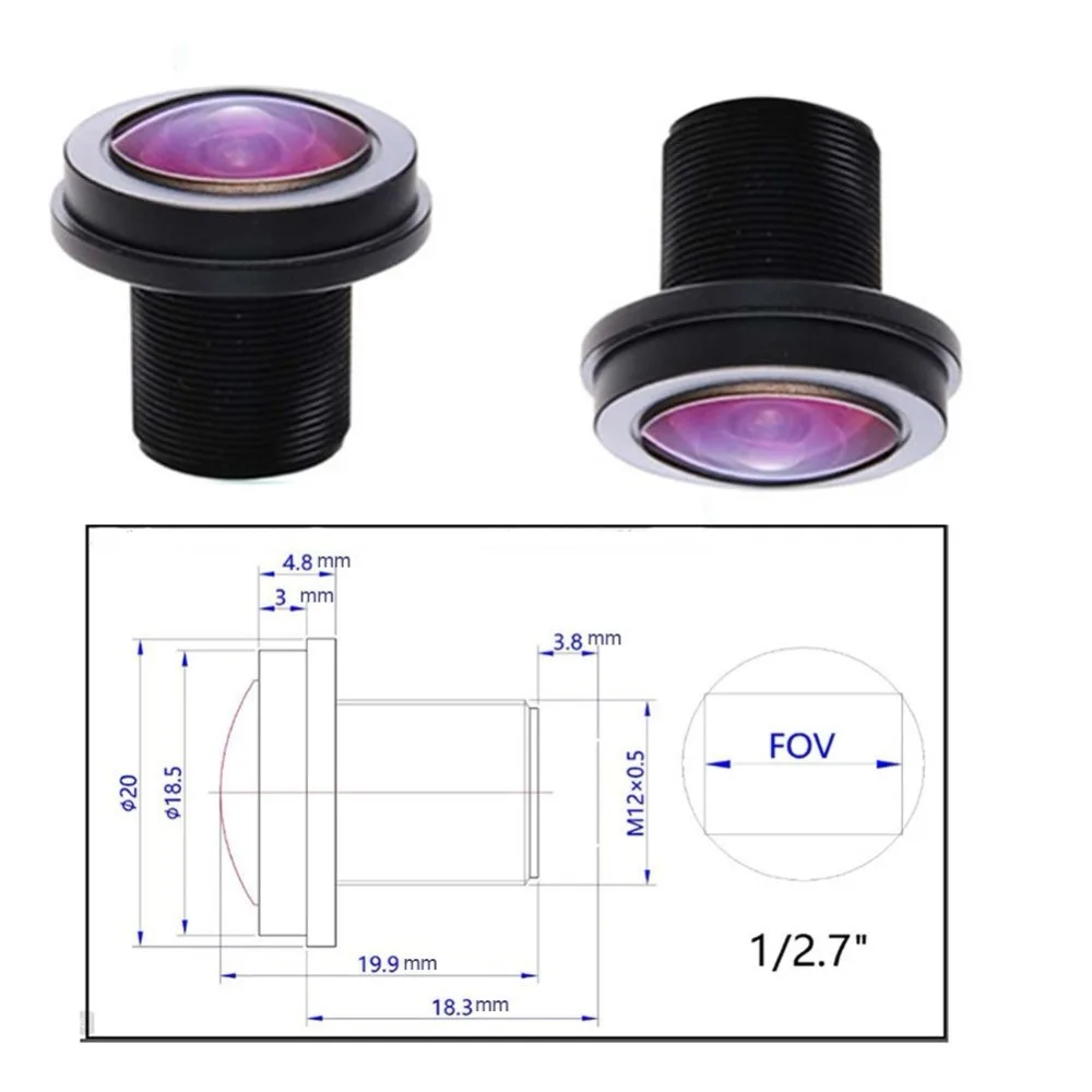 HD рыбий глаз cctv объектив 5MP 1 8 мм M120.5 крепление 1/2. 5 F2.0 180 градусов для камеры