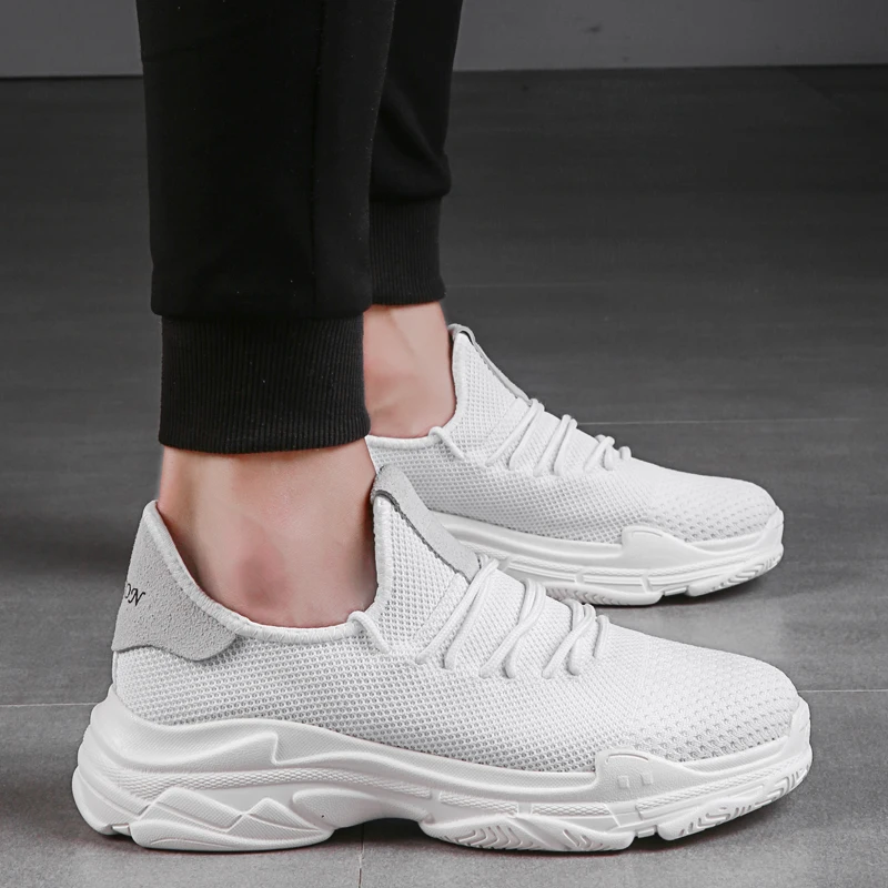 Summer mens Casual shoes sneakers Breathable mesh Shoes Light 2018 New Fahion outdoor Lightweight big size 39-46 | Обувь