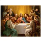 Алмазная живопись сделай сам, Последний Ужин, 5D, квадратная круглая дрель, живопись по номерам, Декор, картина RhinestoneZP-2232