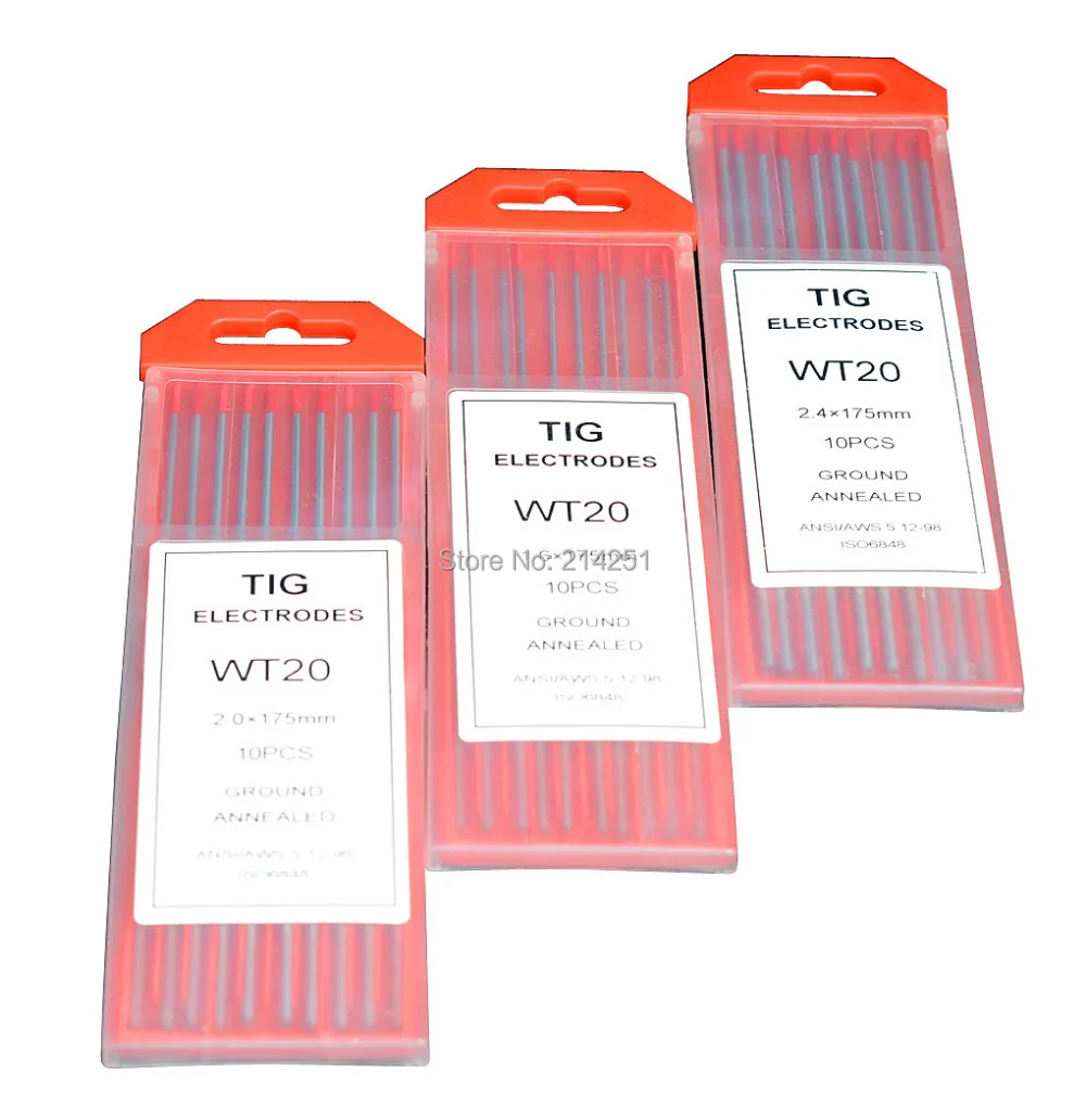Сварочный электрод TIG ориентированный вольфрамовый Electrode-wt20 1 6*175 мм | Инструменты