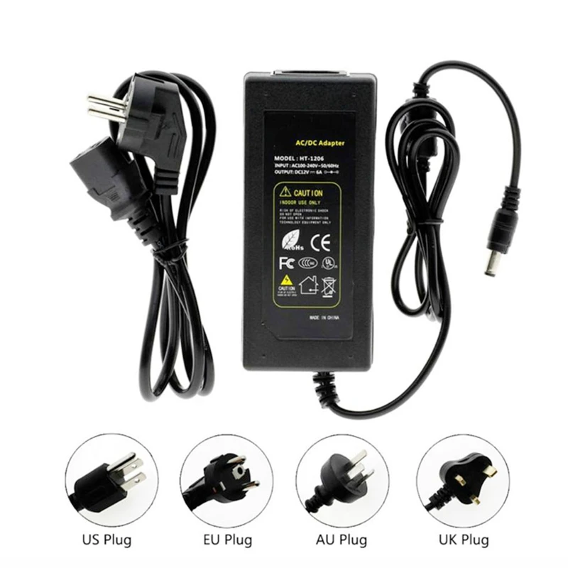 Адаптер питания для осветительных приборов трансформаторы светодиодных лент 12 В