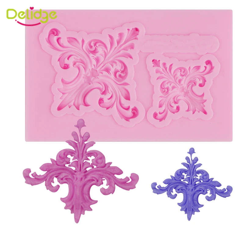Delidge 1 шт. ретро кружевная рельефная классическая форма для выпечки цветов