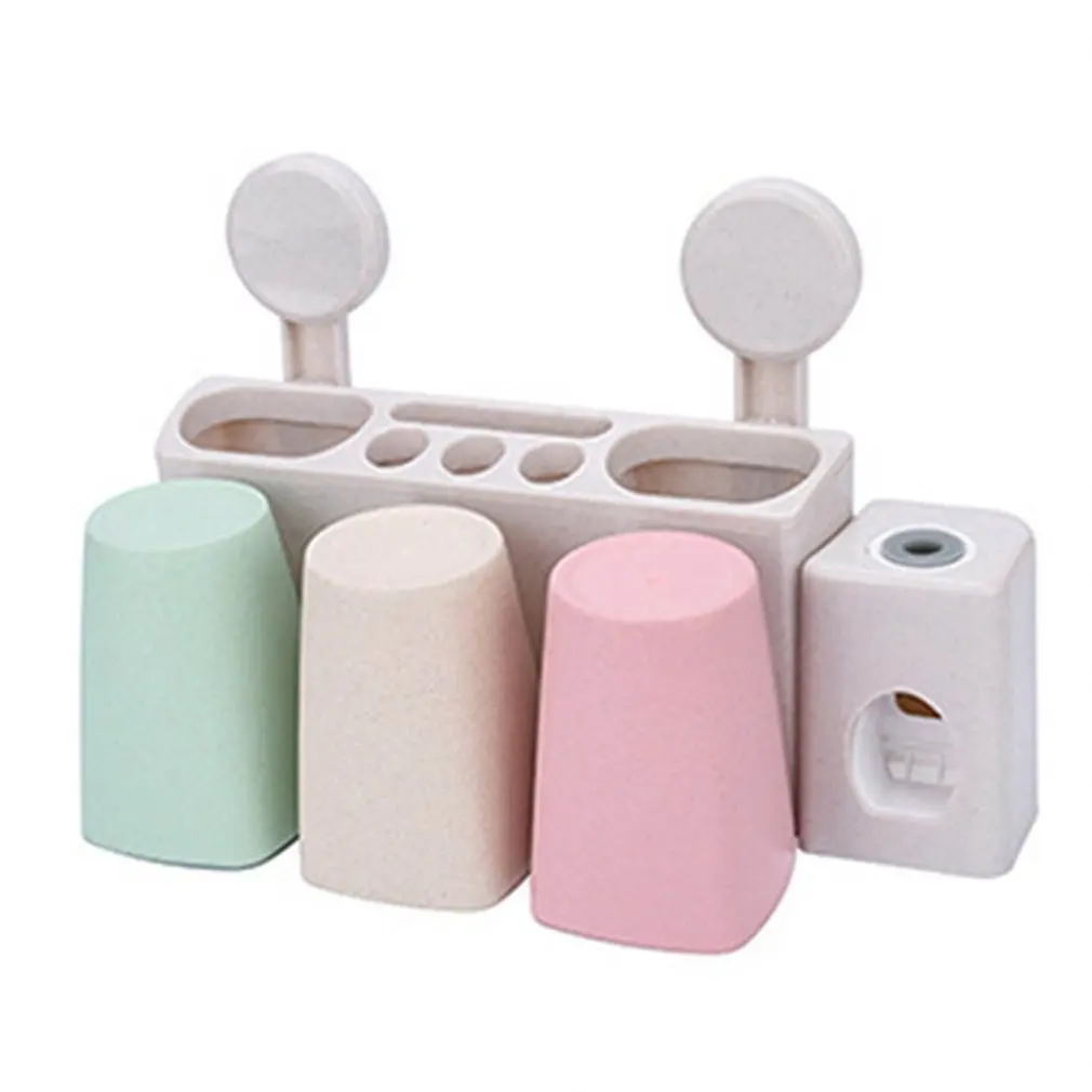 Мульти funticonal креативная присоска зубная щетка держатель Sucker Mouthwash Cup Set|Полки для