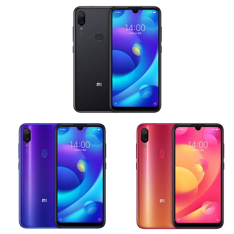 Глобальная ПЗУ Xiaomi Mi Play 6 ГБ ОЗУ 64 Гб 5 84 'ɿHD дисплей MTK Helio P35 Восьмиядерный 12 МП