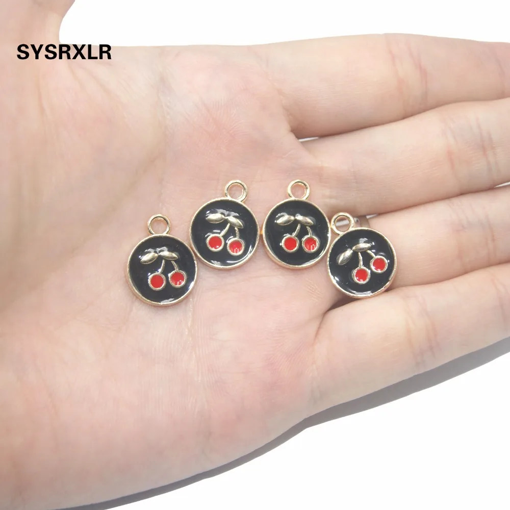 Новинка 10 шт. подвеска с вишенкой Очаровательное ожерелье DIY браслет серьги