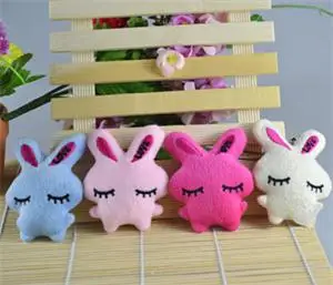 1 шт. мультяшный Кролик Плюшевая Игрушка телефон ремень Мини Сердце Bowkot мягкие