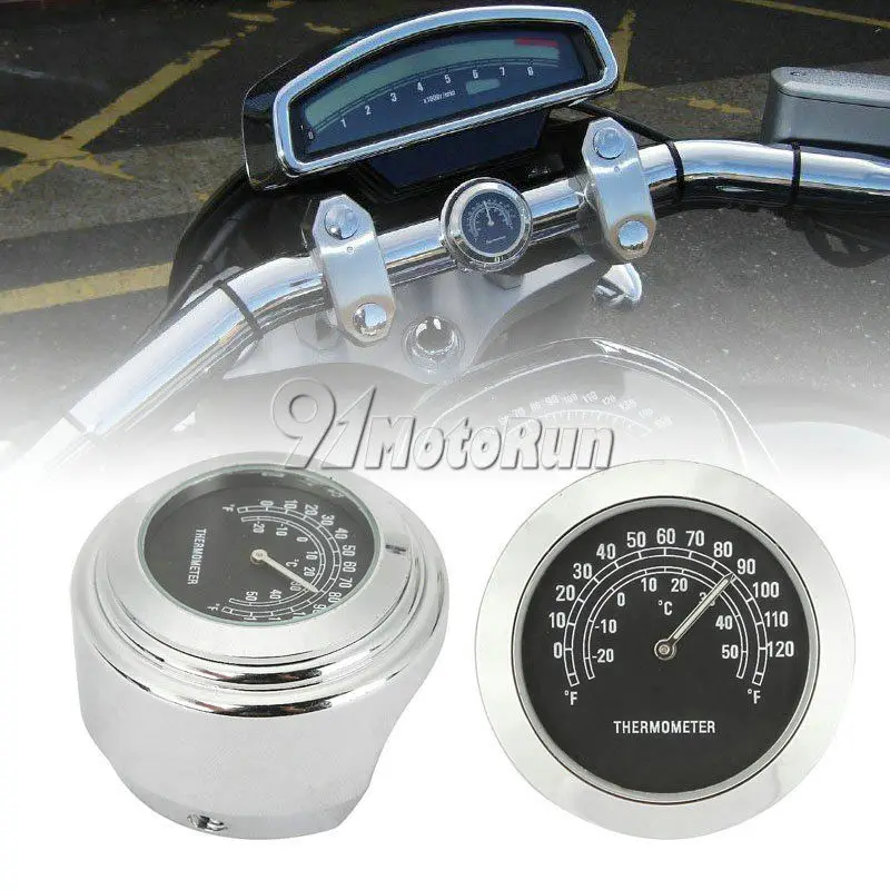 Термометр на руль мотоцикла 7/8 &quot1&quot для Suzuki Intruder Volusia VS 700 750 800 1400 1500 Boulevard C109R C50 C90
