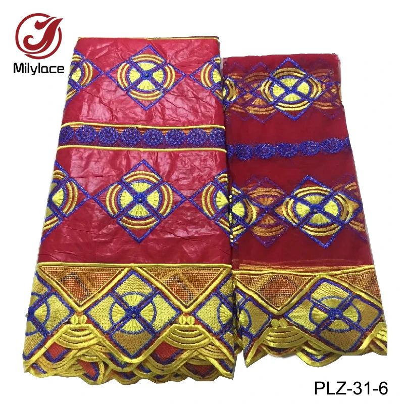 New coming nigerian bazin cotton fabric with beads design hot selling 2 in 1 guinea for party PLZ-31 | Дом и сад