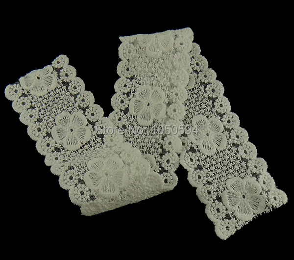 Free shipping!!!Lace Trim ladies Cotton white A Grade 55mm 60Yards/Lot Sold By Lot | Дом и сад