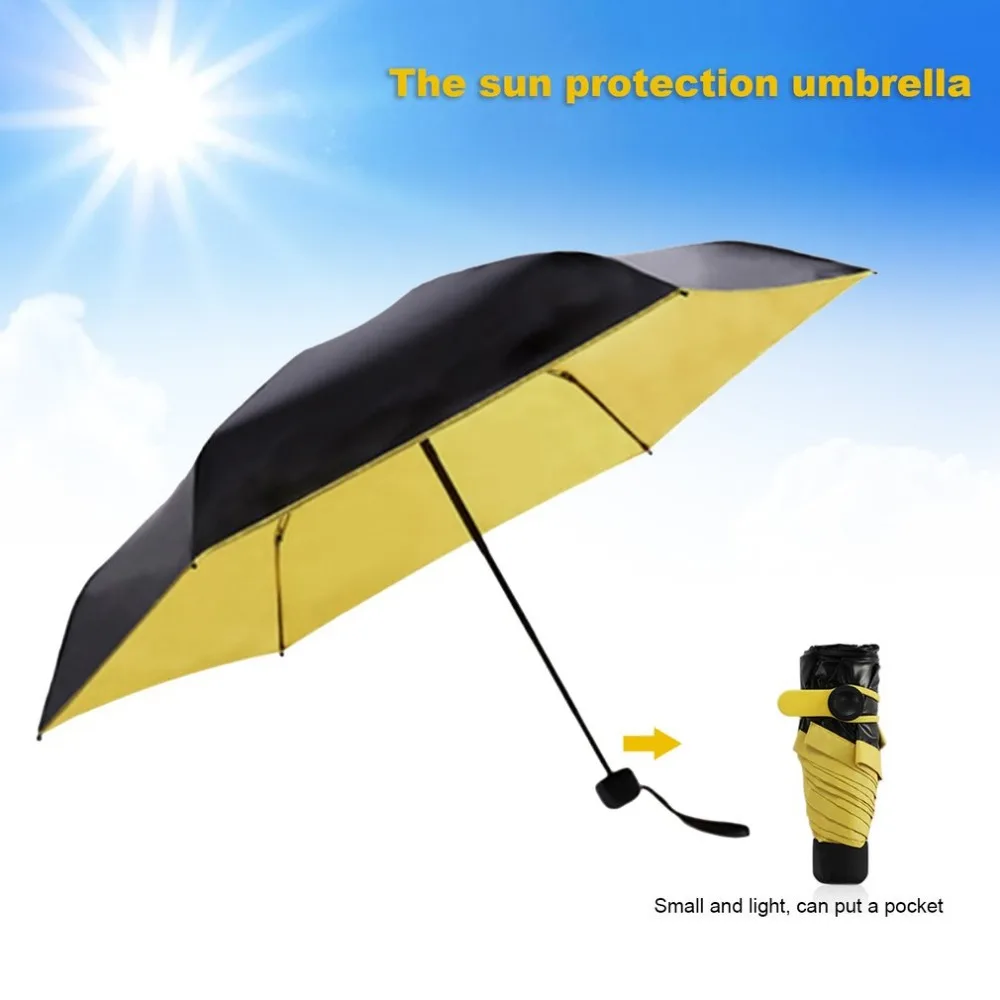 Мини карман зонтики солнца и дождя складной зонт Для женщин Anti UV Guarda Chuva sombrinha paraguas