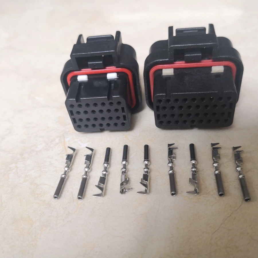 26 + 34 Pin/Way TE AMP Superseal Autosport ECU/ECM разъем с набором клемм для Haltech Elite 1000/2500|Кабели