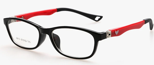 C2Black Red 180 Весна TR оптические очки Дети светильник оправа для Очков Мальчики для девочек TR90 близорукость Amblyopia оптические оправы 8810 - Цвет оправы: C2Black Red
