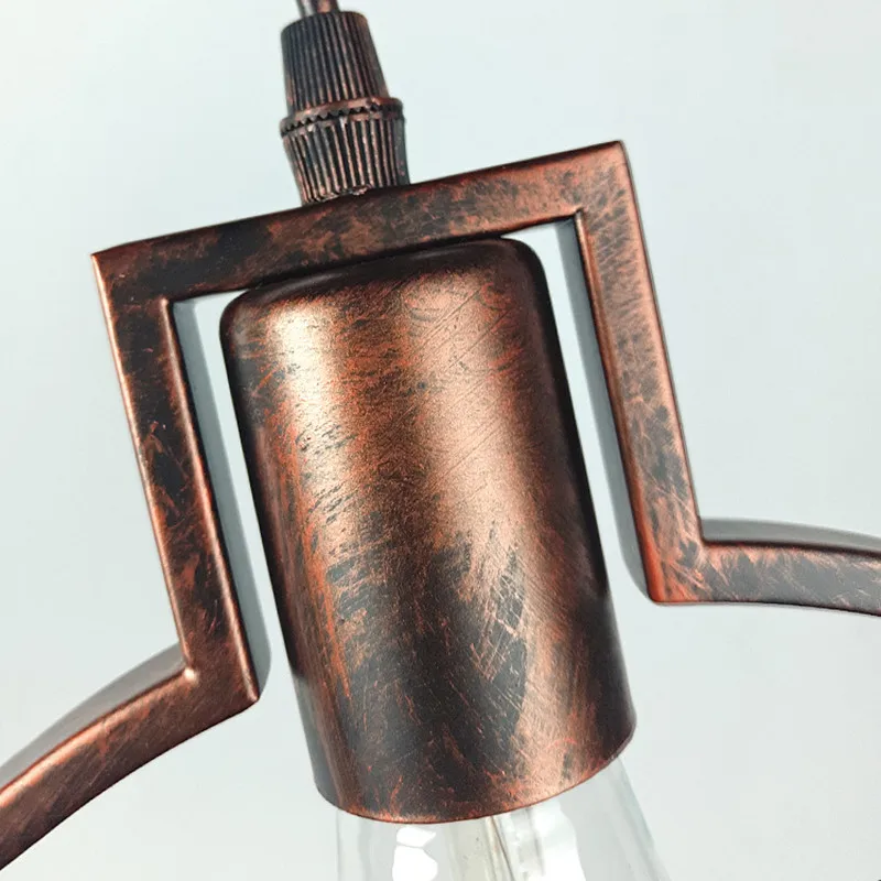 Ретро промышленный подвесной светильник в стиле велосипеда с железным проходом