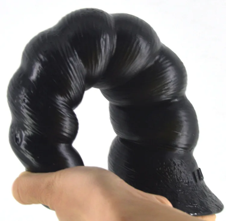 Большая силиконовая Анальная пробка в форме раковины большие анальные шарики