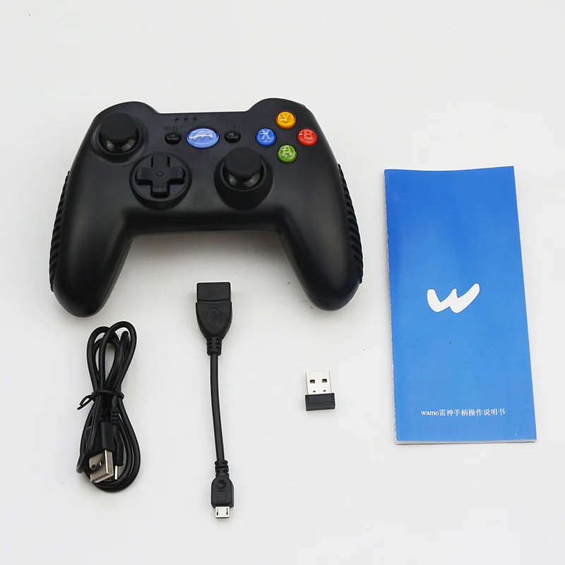 Вибрации g01 2.4 г беспроводной геймпад для playstation ps3 контроллер джойстик android tv box pc