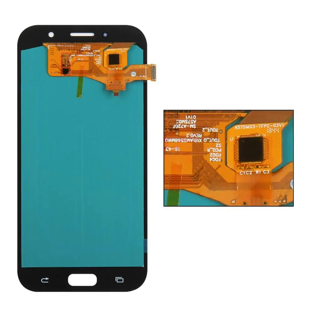 AMOLED / TFT для Samsung Galaxy A7 2017 A720 ЖК дисплей с сенсорным экраном дигитайзер в сборе A720F SM