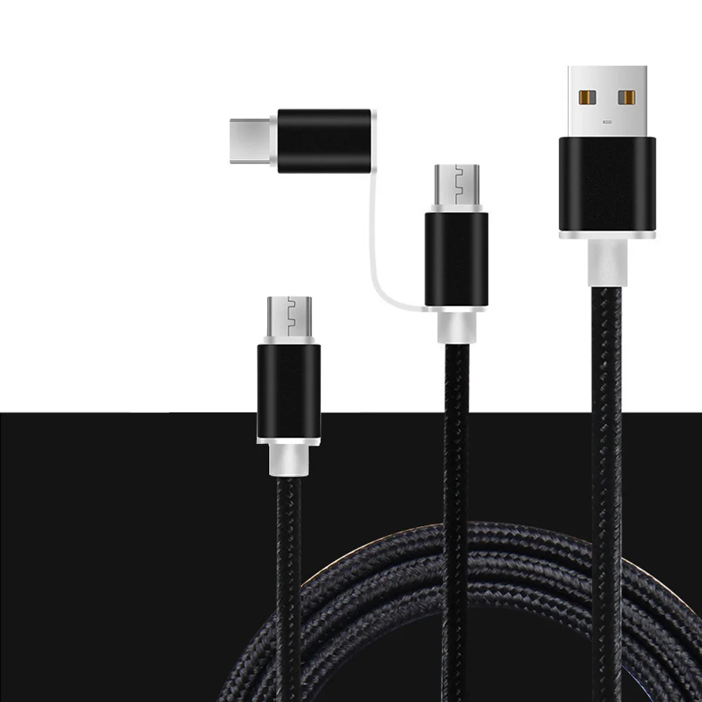 Мобильный телефон зарядное устройство usb multi быстрый заряд кабеля случайный тип c