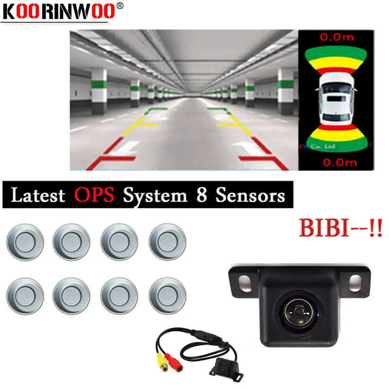 Умные парктроники Koorinwoo парковочные датчики 8 скоростей система OBD радар