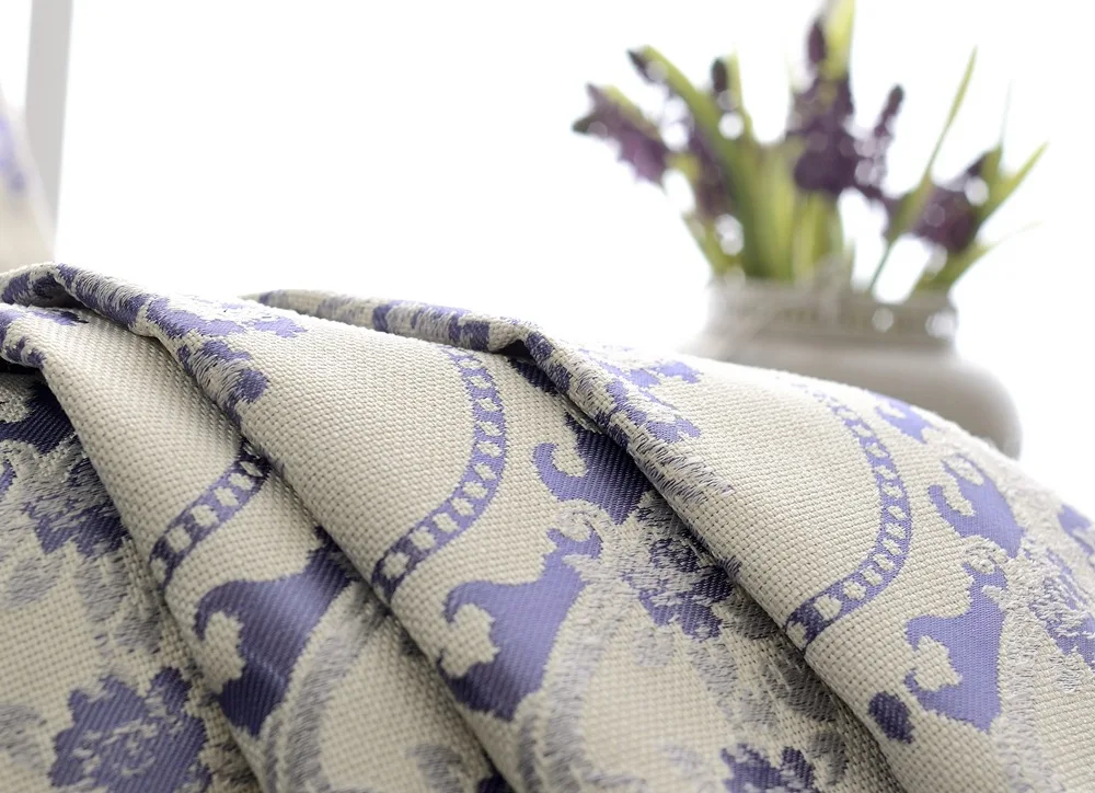 Жаккардовые занавески с цветочным рисунком для гостиной современные спальни