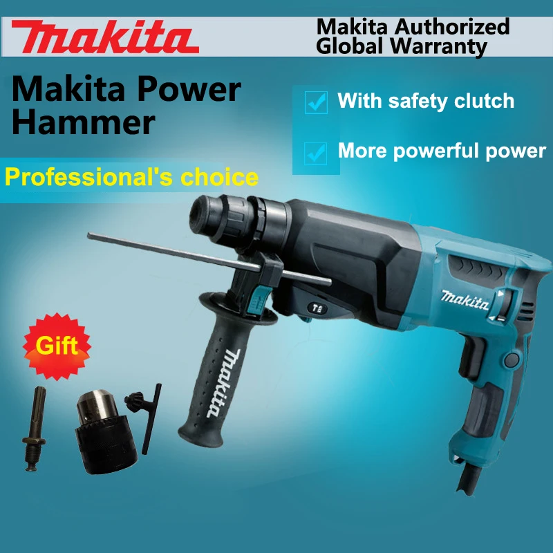 

Дрель ударная электрическая Makita HR2611F, 800 Вт
